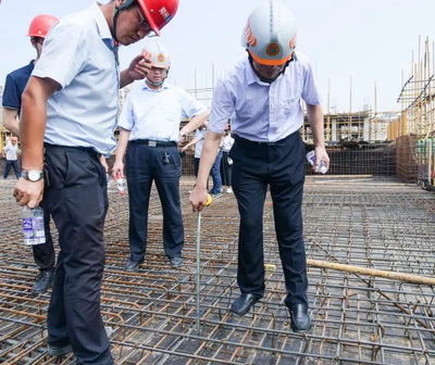 郑港五路小学建设火热推进 预计9月全面进入主体施工阶段