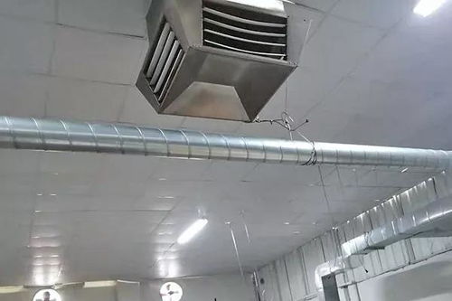 深圳电镀设备公司环保空调降温工程 二次合作 施工中